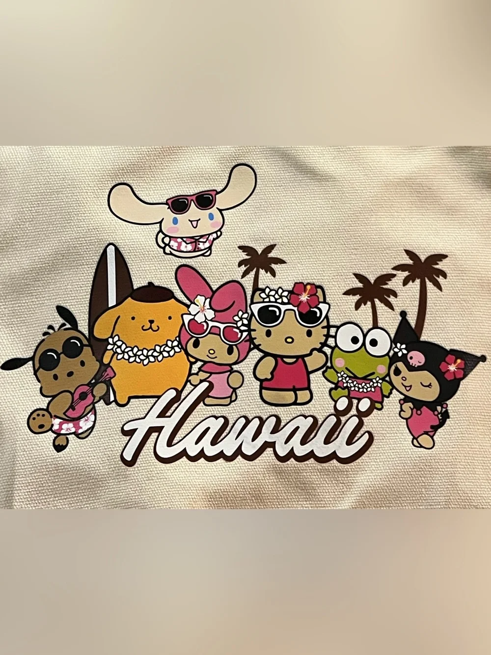 Sanrio Hawaii Canvas Tote 2025